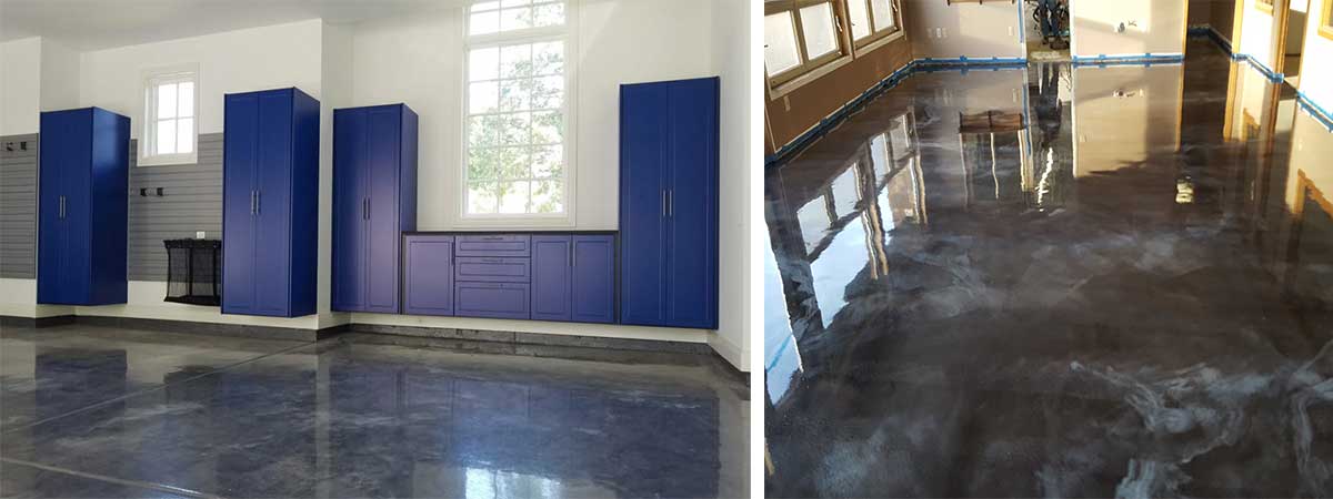Metallic Garage Flooring Rockford IL